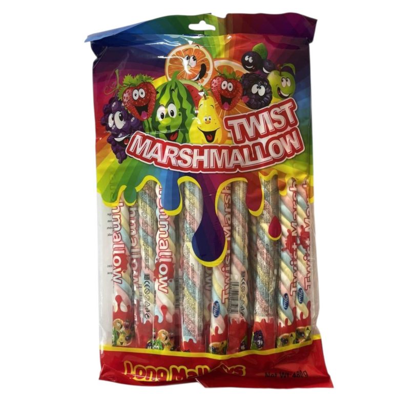 Маршмеллоу Twist Marshmallow Косичка 24 шт (20 г) - Мармеладіка